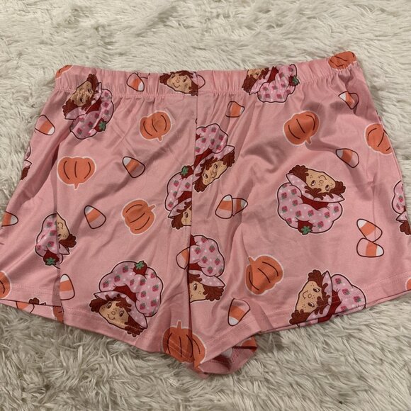Strawberry Shortcake NWOT M womens sleep shorts soft comfort stretch - Picture 5 of 8